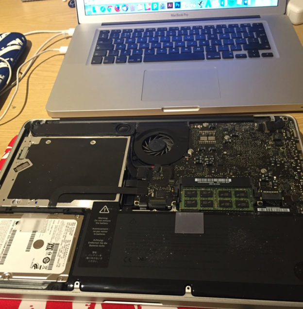 macbook pro 2012 replace hard drive