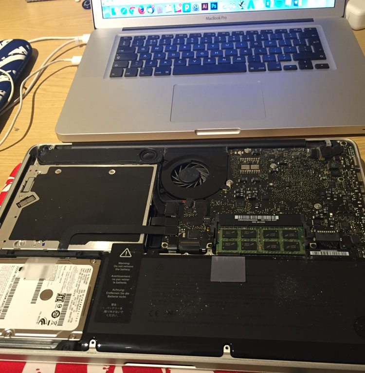 MacBook Pro Hard Drive Replacement